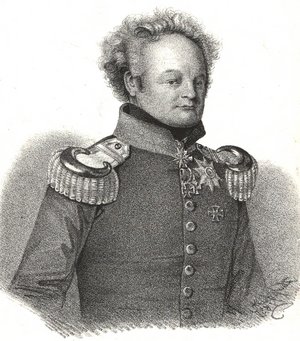 Müffling, Wilhelm von Wilhelm von Müffling (1778-1858) war ein preußischer General, der sich während der Befreiungskriege auszeichnete. Der König ehrte ihn mit beiden Eisernen Kreuzen sowie im Juni 1814 mit dem Pour le Merite mit Eichenlaub.