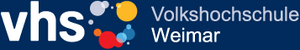 vhs Weimar Logo der Volkshochschule (vhs) Weimar