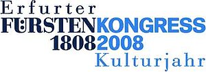 Logo »Erfurter Fürstenkongress 1808 - 2008 - Kulturjahr«
