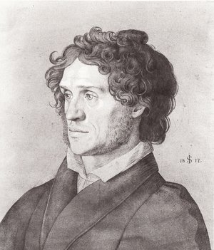 Ferdinand von Olivier (1785-1841) war ein deutscher Landschaftsmaler, der, owohl niemals in Rom gewesen, als einer der bedeutendsten Vertreter der Nazarener galt. Von 1830 bis zu seinem Tode war er Generalsekretär der Akademie der Bildenden Künste zu M Ferdinand von Olivier (1785-1841) war ein deutscher Landschaftsmaler, der, owohl niemals in Rom gewesen, als einer der bedeutendsten Vertreter der Nazarener galt. Von 1830 bis zu seinem Tode war er Generalsekretär der Akademie der Bildenden Künste zu M