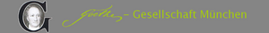Logo der »Goethe-Gesellschaft München«
