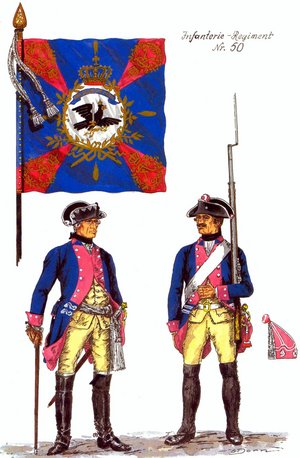 Preussen IR50 alte Armee Infanterie-Regiment Nr. 50 der alten preußischen Armee