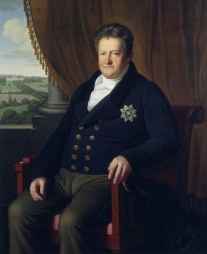 Carl August von Sachsen-Weimar-Eisenach (1757-1828) war Herzog und Großherzog von Sachsen-Weimar-Eisenach, der ebenso wie seine Mutter die Kunst förderte. Den liberal gesinnten Großherzog verband eine lebenslange Freundschaft mit den um wenige Jahre ä Carl August von Sachsen-Weimar-Eisenach (1757-1828) war Herzog und Großherzog von Sachsen-Weimar-Eisenach, der ebenso wie seine Mutter die Kunst förderte. Den liberal gesinnten Großherzog verband eine lebenslange Freundschaft mit den um wenige Jahre ä