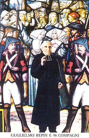 Guillaume Repin (1709-1794) war ein französisher Priester, der aus Überzeugung den Eid auf die französishe Verfassung ablehnte und als einer der 99 Märtyrer von Angers 1984 selig gesprochen wurde.