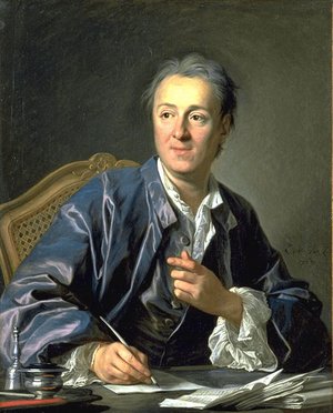 Denis Diderot (1713-1784) war ein französischer Schriftsteller und Philosoph und gilt neben d'Alembert als Herausgeber und Organisator der »Encyclopédie«. Er veröffentlichte auch erste Kunstkritiken und religionskritische Schriften.
