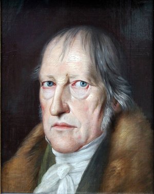 Hegel, Georg Wilhelm Friedrich Der Berliner Philosoph Georg Wilhelm Friedrich Hegel (1770-1831) nach einem Gemälde von Jakob Schlesinger (1792-1855)