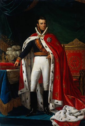 Wilhelm I. von Oranien-Nassau (1772-1843) war ab 1815 König der Niederlande, der Industrie und Handel sowie die Schifffahrt förderte.