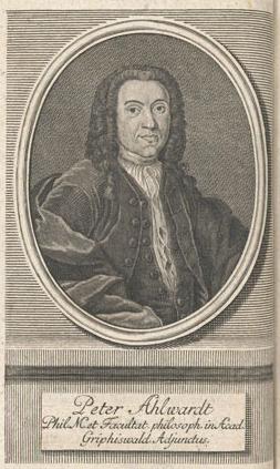 Peter Ahlwardt (1710-1791) war Professor für Logik und Metaphysik an der Universität Greifswald. im Jahre 1745 gehörte der zu den Gründern des kurzlebigen Geheimbundes der Abeliten in Greifswald. Peter Ahlwardt (1710-1791) war Professor für Logik und Metaphysik an der Universität Greifswald. im Jahre 1745 gehörte der zu den Gründern des kurzlebigen Geheimbundes der Abeliten in Greifswald.