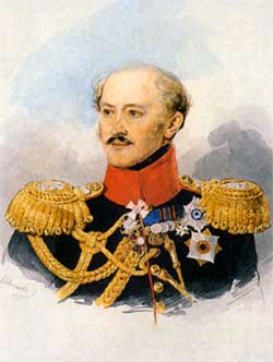Alexander von Benckendorff (1783-1844) war ein russischer General und Vertrauter der Zaren Alexander I. und Nikolaus I. in dessen Auftrag er eine Geheime Polizei aufbaute um revolutionäre Umbrüche bereits im Keim zu unterdrücken. Alexander von Benckendorff (1783-1844) war ein russischer General und Vertrauter der Zaren Alexander I. und Nikolaus I. in dessen Auftrag er eine Geheime Polizei aufbaute um revolutionäre Umbrüche bereits im Keim zu unterdrücken.