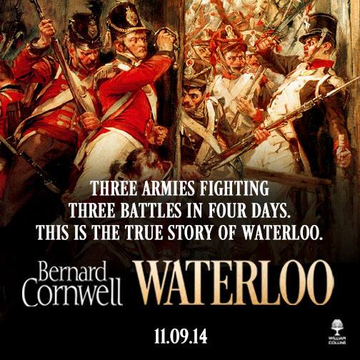 Cover des nichtfiktionalen Werks von Bernard Cornwell über die Schlacht von Waterloo im Jahre 1815.