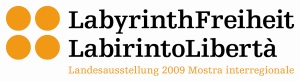 Logo der Tiroler Landesausstellung 2009 »Labyrinth Freiheit«