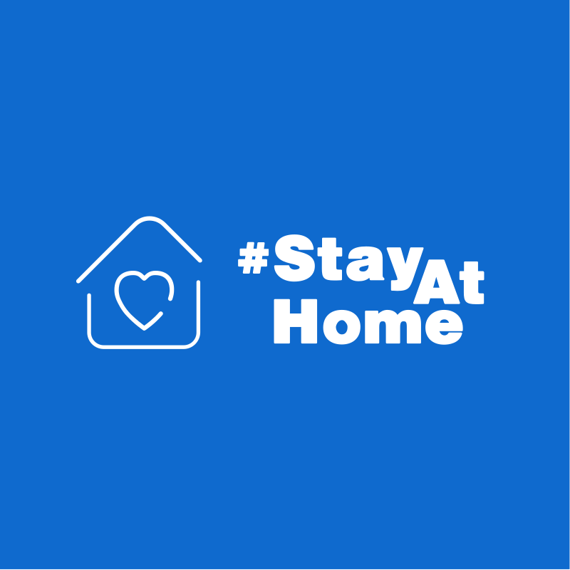 Logo »#StayAtHome«