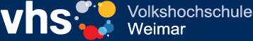 Logo der Volkshochschule (vhs) Weimar